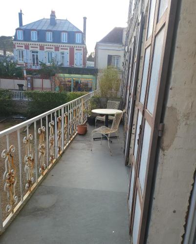 Balkón nebo terasa v ubytování Le Figuier centre d Etretat et son parking privé à 5min