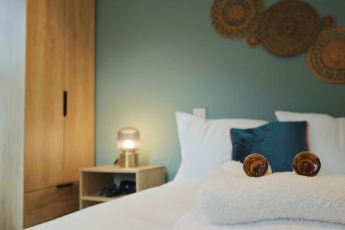 Ένα ή περισσότερα κρεβάτια σε δωμάτιο στο Studio Flat Close to Queen Square - Flat 3A