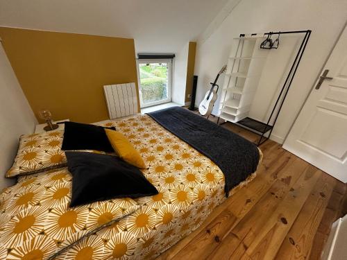 Postel nebo postele na pokoji v ubytování Le Ker Maclow