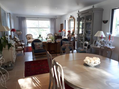 Χώρος καθιστικού στο Au Fil De L'eau - Chambre d'hôtes