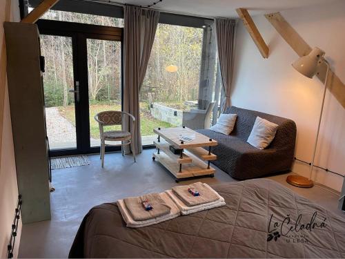 Χώρος καθιστικού στο LaČeladná - lázně ducha