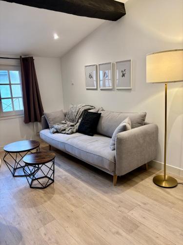 Et opholdsområde på Le Duplex du centre