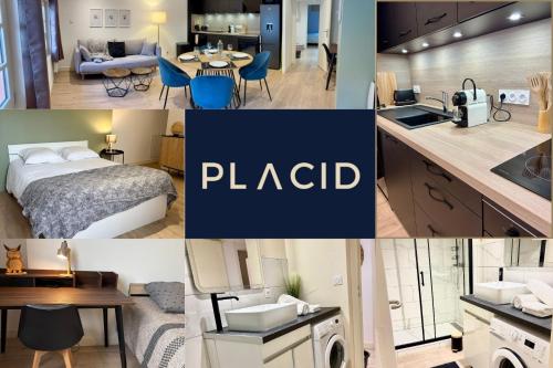 En eller flere senge i et værelse på Le Duplex du centre
