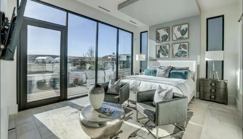 Χώρος καθιστικού στο The Onyx at Copper Rock