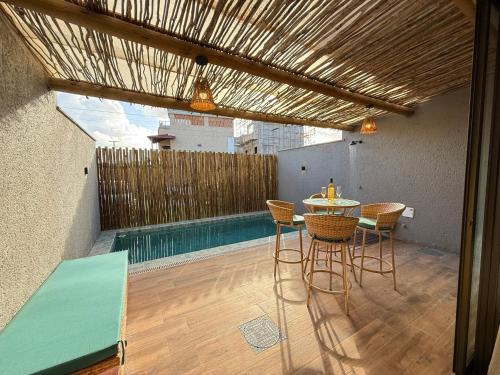 Istumisnurk majutusasutuses Triplex na Villa Pysá São Miguel dos Milagres - Castelo B temporada