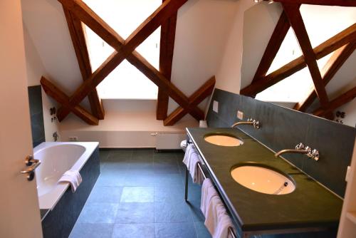 Ванная комната в Hotel Maurerhansl
