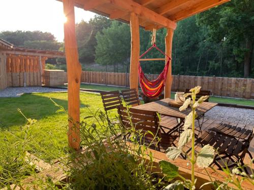 Zahrada ubytování Tolles Ferienhaus In Altwarp Mit Garten