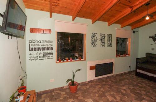 Et tv og/eller underholdning på Cabaña Mara