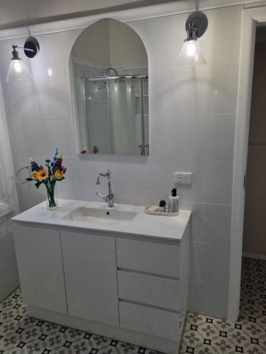 Koupelna v ubytování Glencoe Homestead