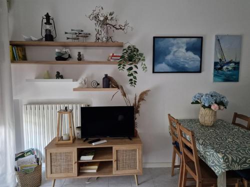 TV a/nebo společenská místnost v ubytování Pegasus appartamento