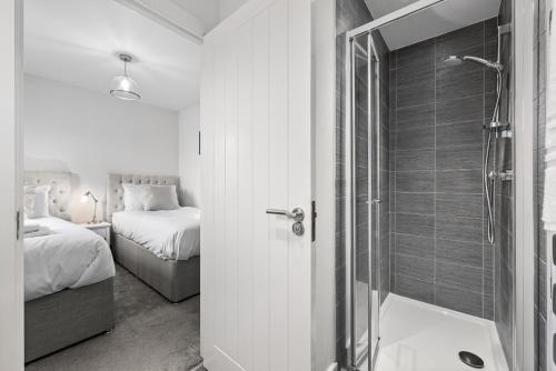 Koupelna v ubytování Foxden House