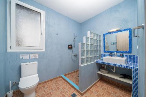 Koupelna v ubytování Villa Dioni