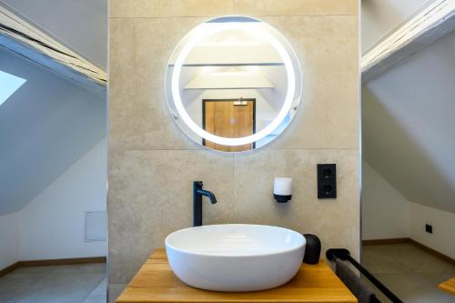 Ένα μπάνιο στο Pension Domquartier Naumburg