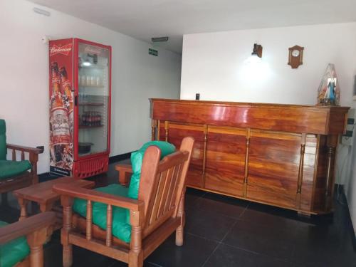 Ein Sitzbereich in der Unterkunft santa rita 2