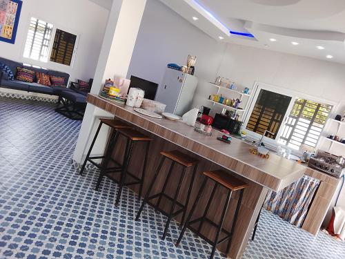 Posezení v ubytování Villa keur Baye fall