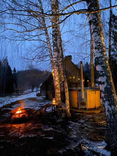 Příroda nedaleko prázdninového domu