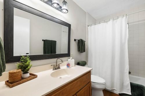 Ένα μπάνιο στο Ponderosa HideAway 4-BR CabinMtn ViewTrailsBrbq