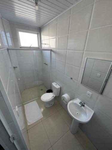 Ένα μπάνιο στο Hotel Gran Valle