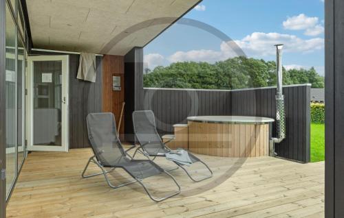 Μπαλκόνι ή βεράντα στο Gorgeous Home In Vestervig With House A Panoramic View