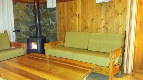 Posezení v ubytování Cabañas Chilcos del Sur