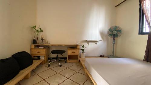 Ένα ή περισσότερα κρεβάτια σε δωμάτιο στο Villa Éden