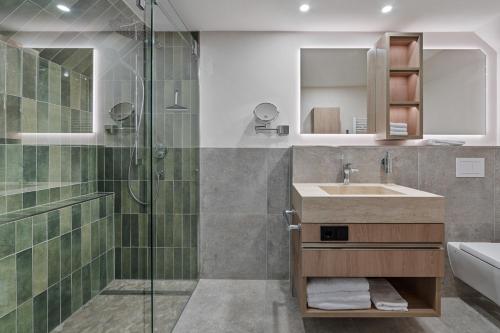 Koupelna v ubytování Alte Schule Westerhever Süderdeich