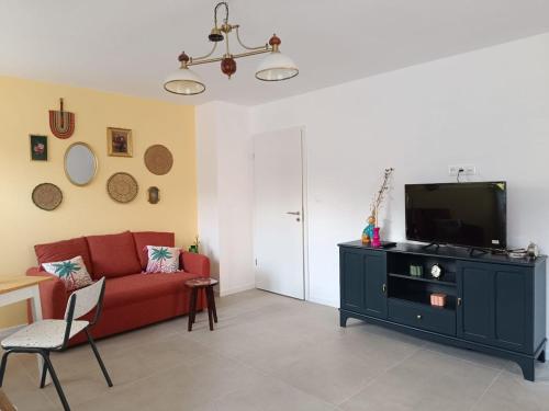 Μια τηλεόραση ή/και κέντρο ψυχαγωγίας στο Le Petit Baz'Art 2 pièces proche Colmar