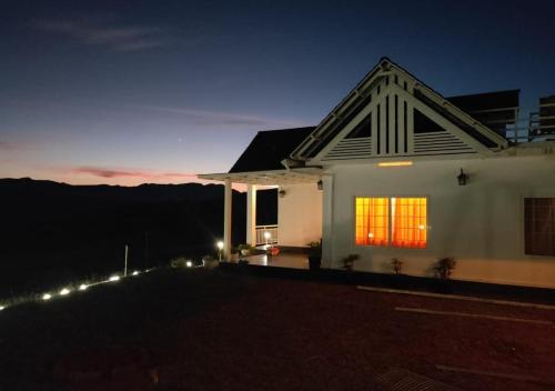 Bygningen som resortet ligger i