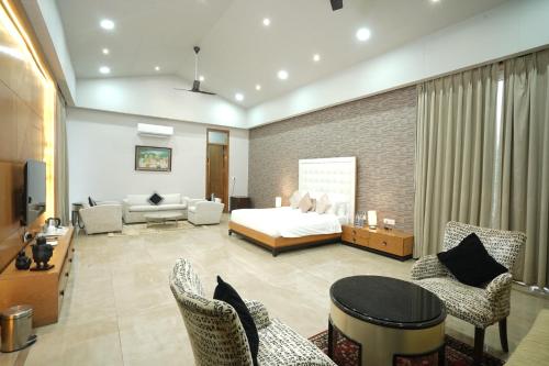 Χώρος καθιστικού στο LM Farm a Holiday Villa