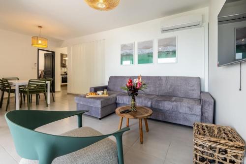 Χώρος καθιστικού στο 972L1 - T4 new "Taïno" facing the sea