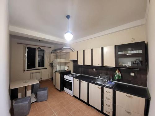 Kuchyň nebo kuchyňský kout v ubytování Vayk Apartment