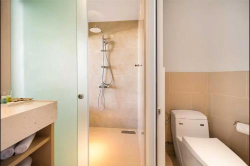 Koupelna v ubytování Holi Arena Cam Ranh Serviced Apartment