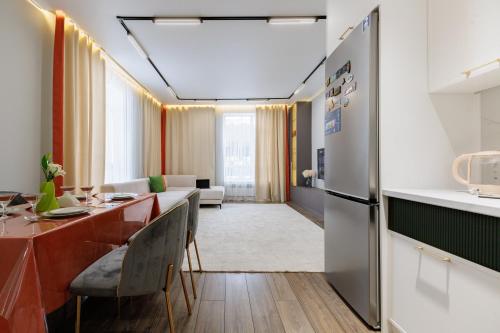 Køkken eller tekøkken på Inju Premium apartments