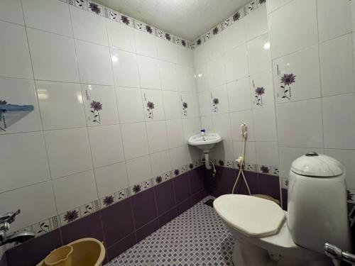 Koupelna v ubytování De beachside Villa