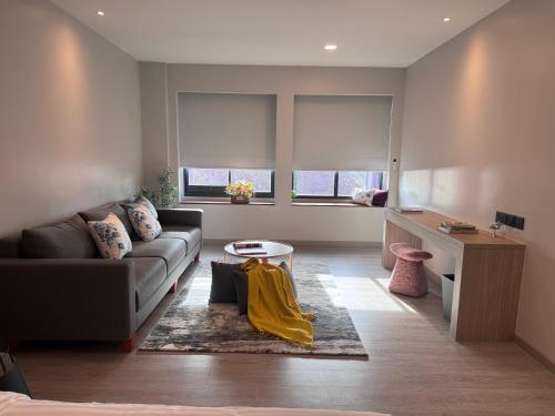 Posezení v ubytování BubbleHumbleBangkok