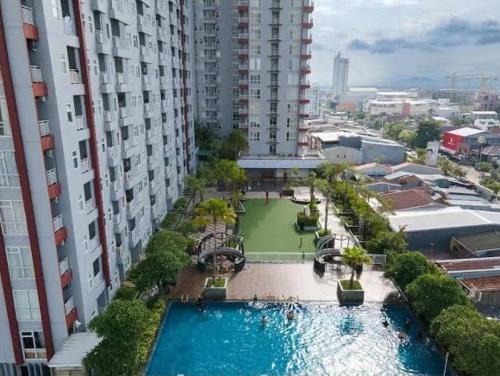 Bazén v ubytování Vida view apartment nebo v jeho okolí