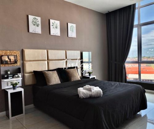 Postel nebo postele na pokoji v ubytování Cozy Soho #2 By TwoKeys