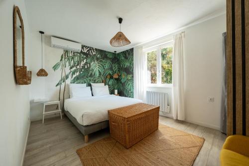 Tempat tidur dalam kamar di Le perchoir