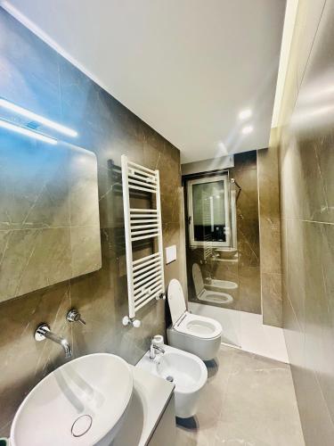 Et badeværelse på LifeStyle Boutique Apartment