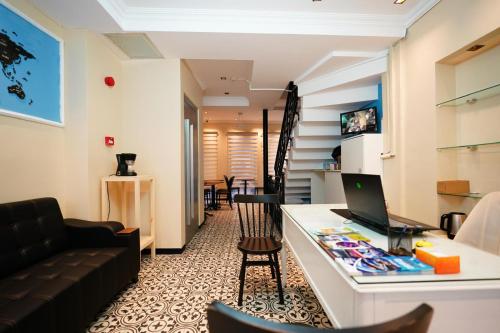 Χώρος καθιστικού στο Nine Rooms by taksim