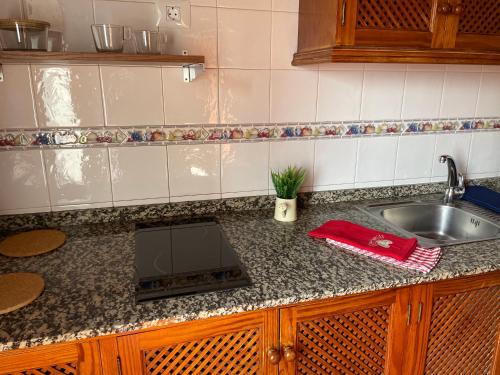 Η κουζίνα ή μικρή κουζίνα στο La bodega de Jorge