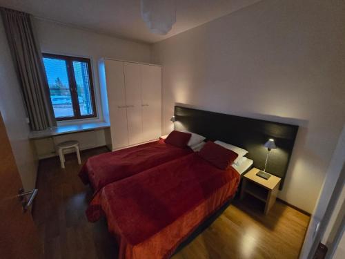 Postel nebo postele na pokoji v ubytování Ylläs Chalet 9212