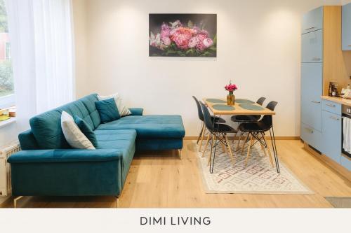 Posezení v ubytování Dimi Living Oberhausen & mit Küche