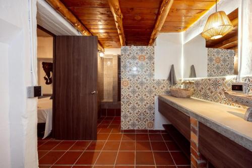 Nhà bếp/bếp nhỏ tại Sweet Helen Casa Santa