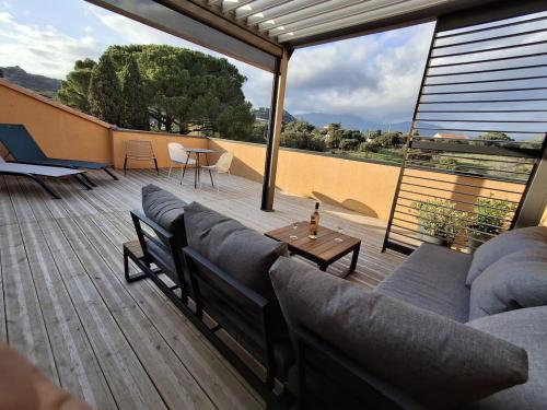 T2 cozy terrasse 40 m2 et pergola
