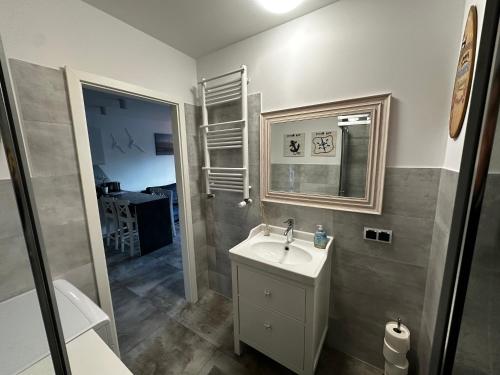 Ένα μπάνιο στο Urlaub für Paare direkt am Meer