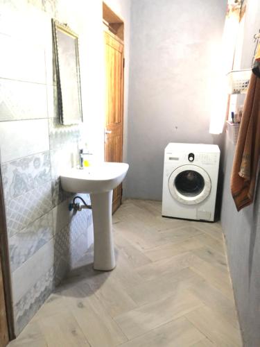 Koupelna v ubytování Rehoboth Homestay