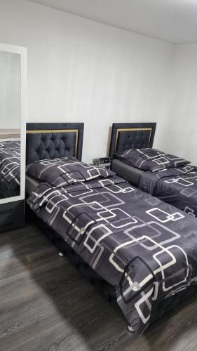 Ένα ή περισσότερα κρεβάτια σε δωμάτιο στο Natur Atmosphäre