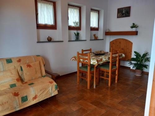 Χώρος καθιστικού στο House Tramonto D'oro