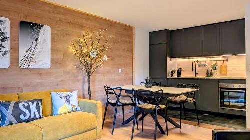 Η κουζίνα ή μικρή κουζίνα στο Nendaz Nest - Appartement moderne & confortable au cœur de Nendaz - 4 Vallées